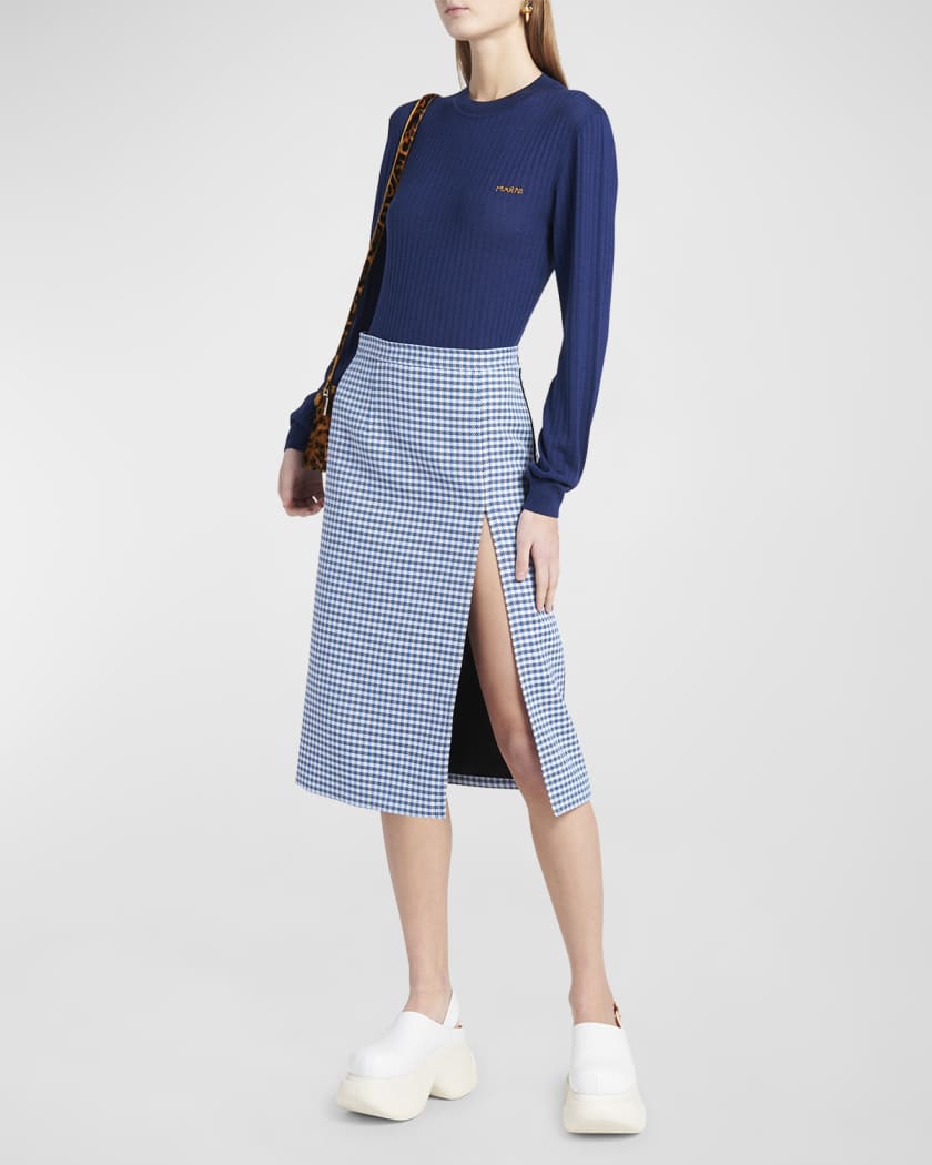 Black midi skirt 9mm sales