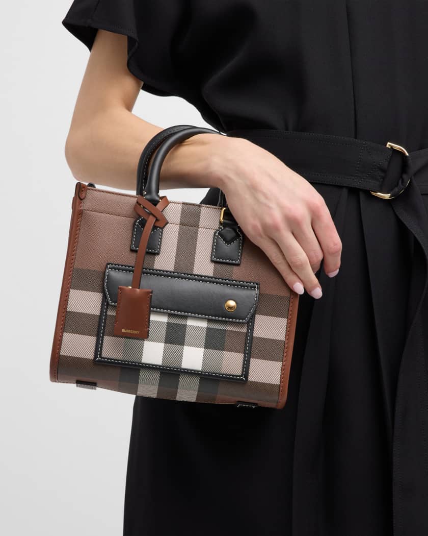 Burberry Freya Vintage Check Mini Tote