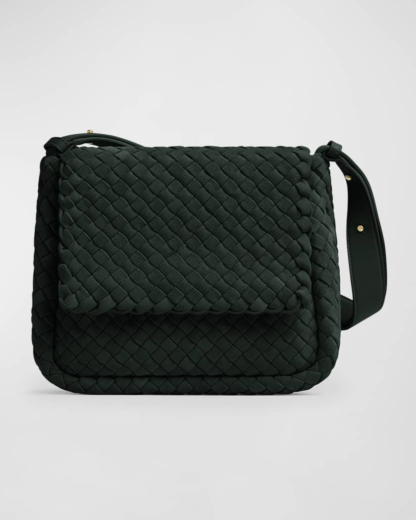 Bottega Veneta Cobble Small Intrecciato Shoulder Bag | Neiman Marcus