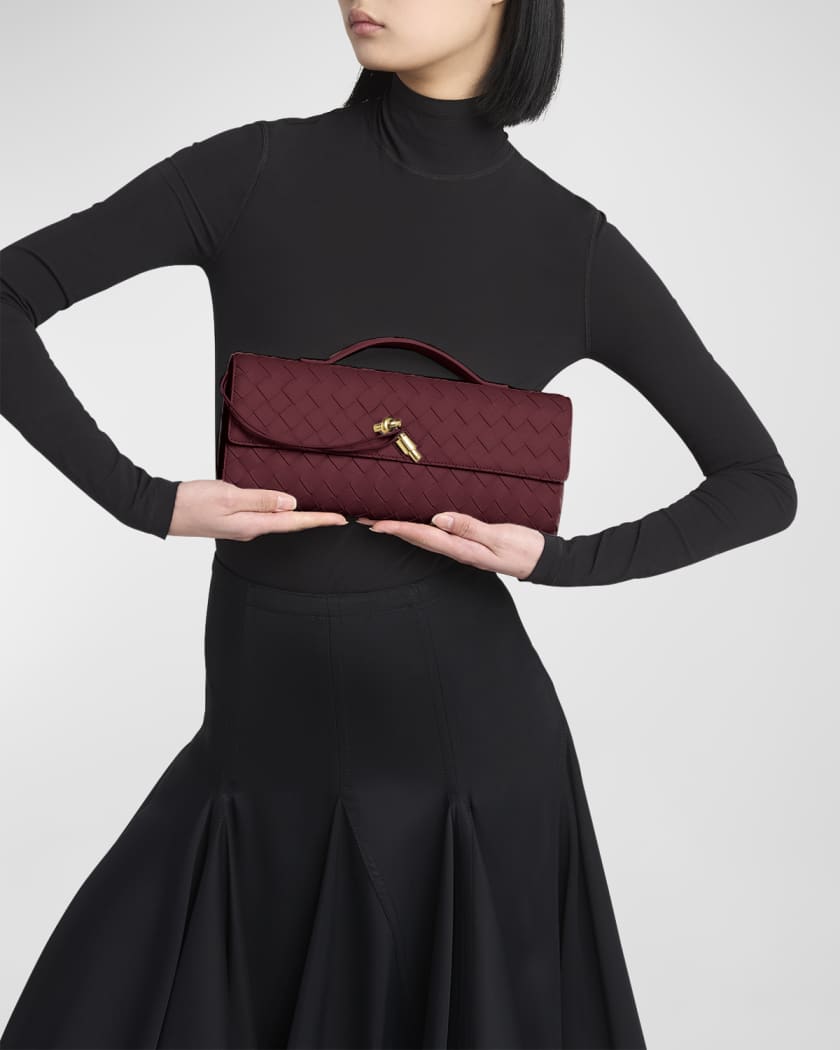 Long Andiamo Clutch Bag with Handle