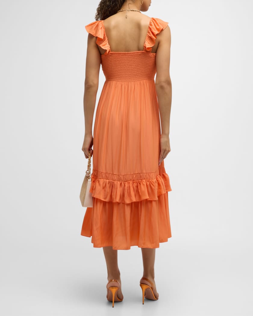 Ramy brook orange dress on sale