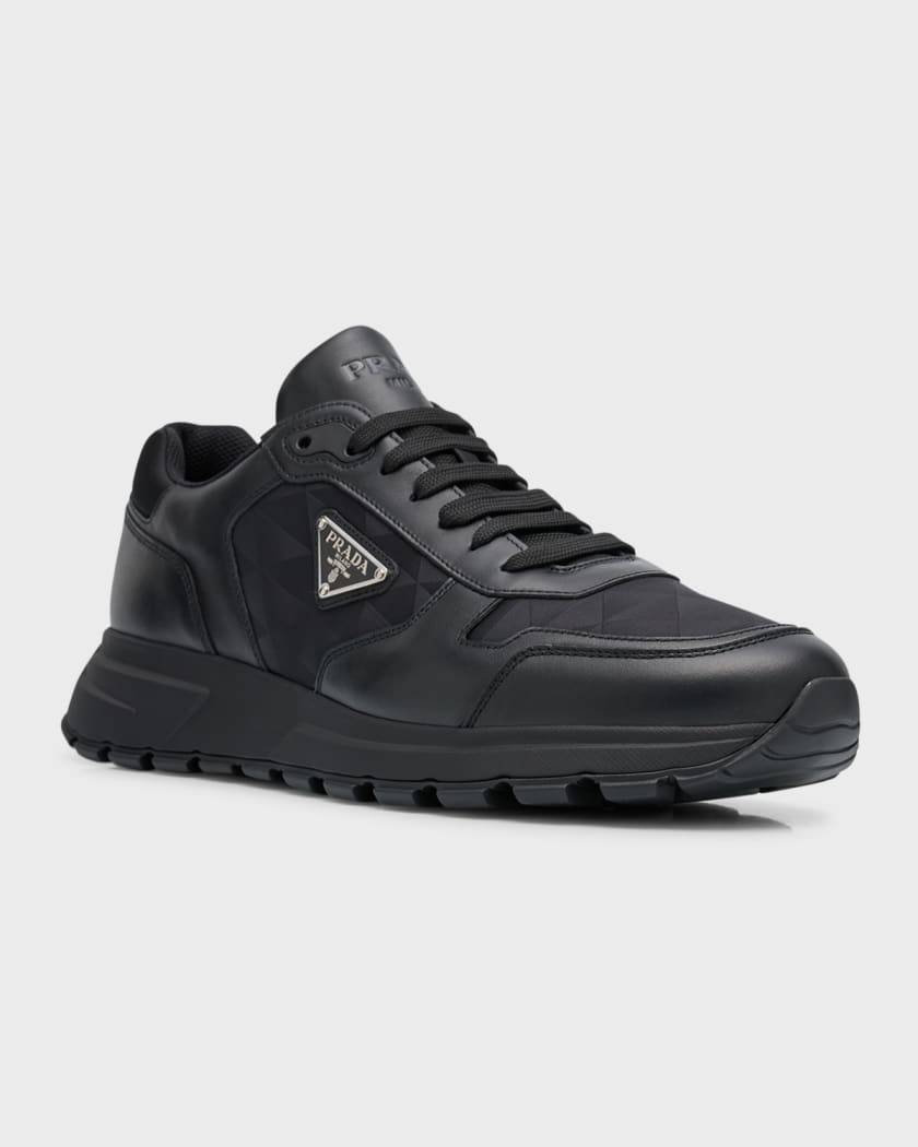 Men s Prax Triangle Logo Runner Sneakers