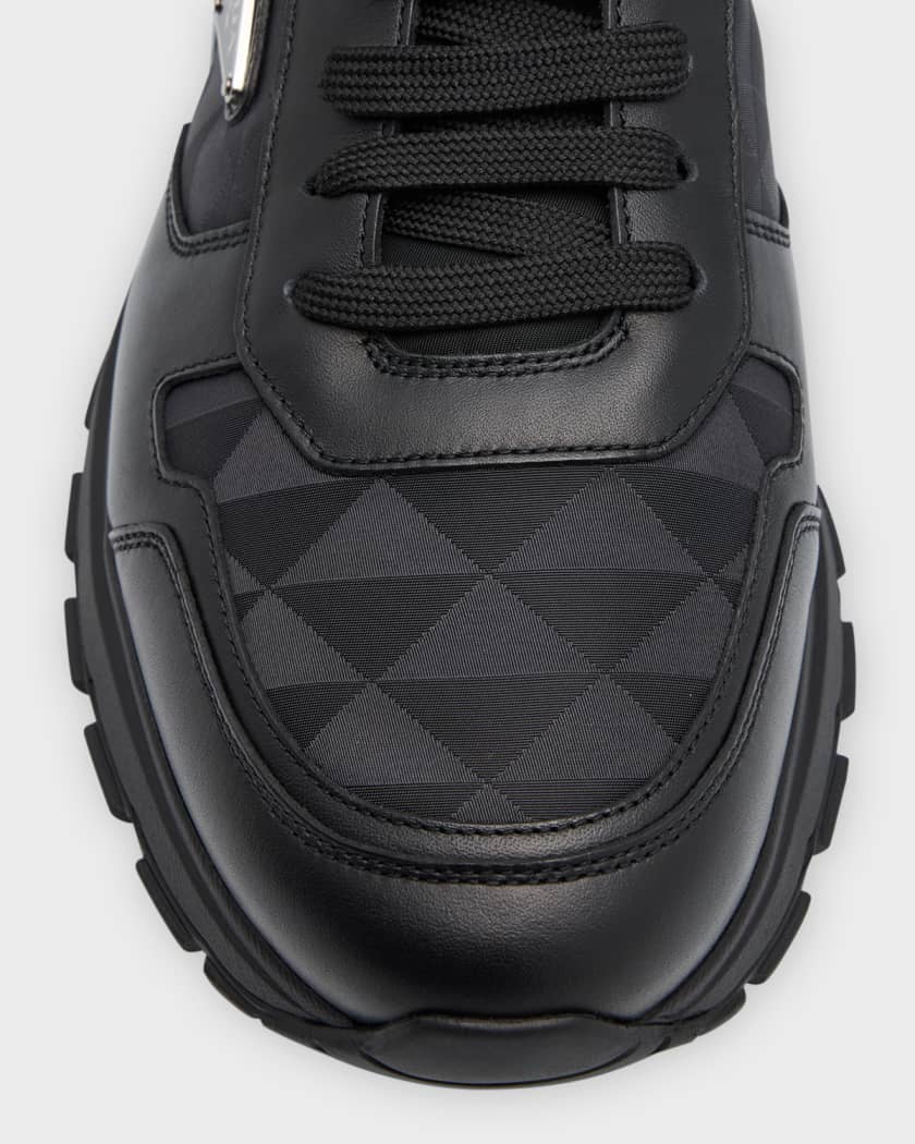Men's Prax Triangle Logo Runner Sneakers 