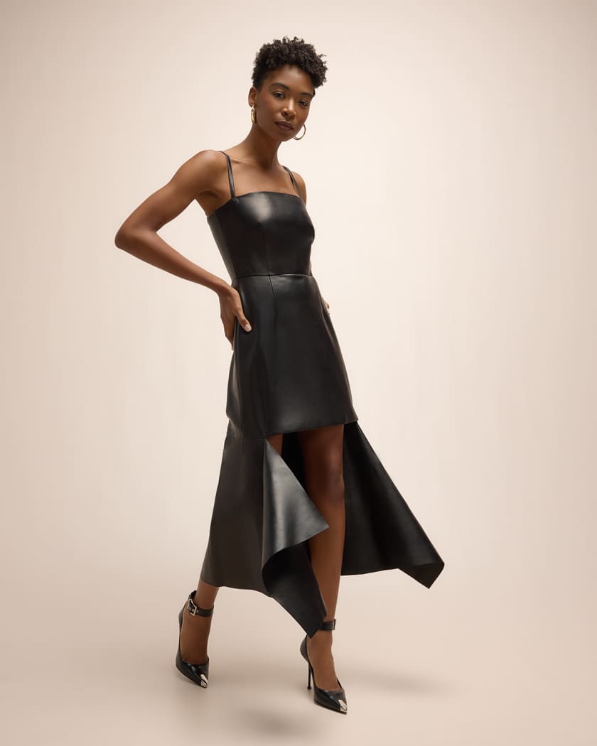 Alexander mcqueen 2025 leather dress