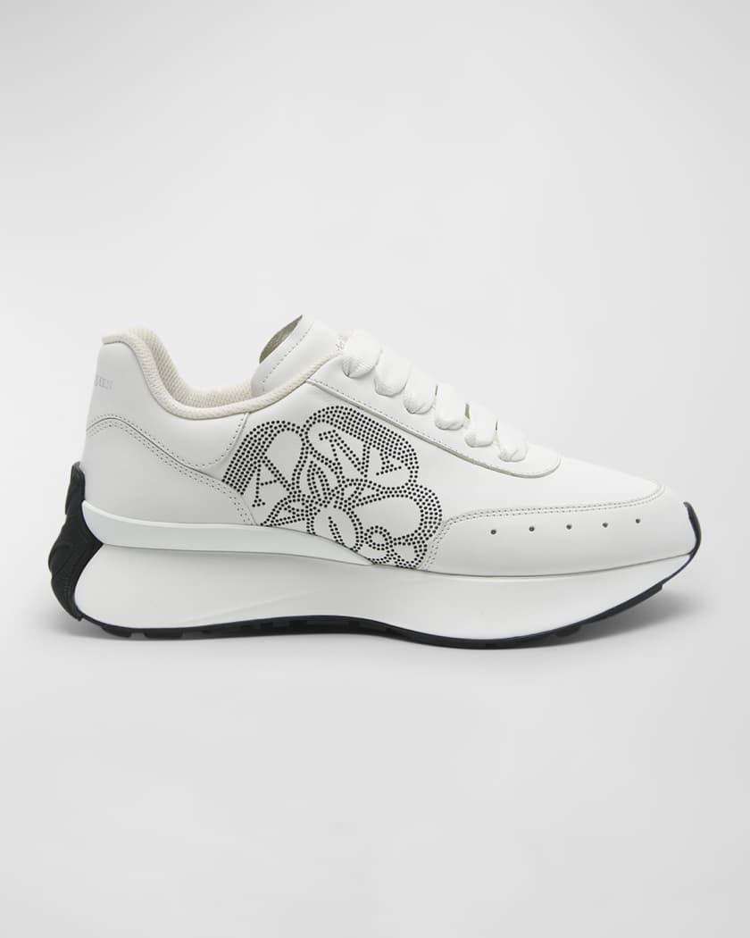 Alexander McQueen Sprint Lace-up Sneakers in White