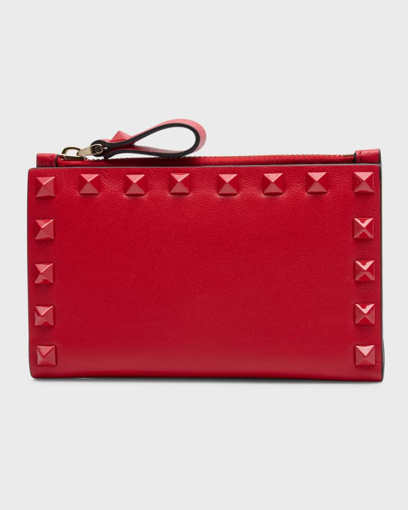 Valentino Garavani Vlogo Leather Card Case