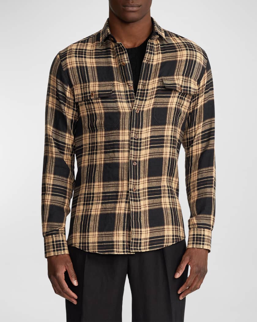 Ralph lauren men's plaid shirt 2025