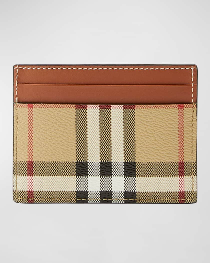 Burberry Lancaster Check Trifold Wallet