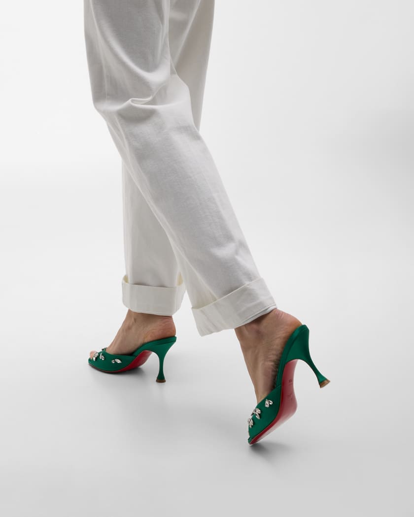 Red sole sandals best sale
