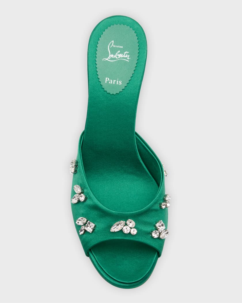 Emerald green christian louboutin hot sale