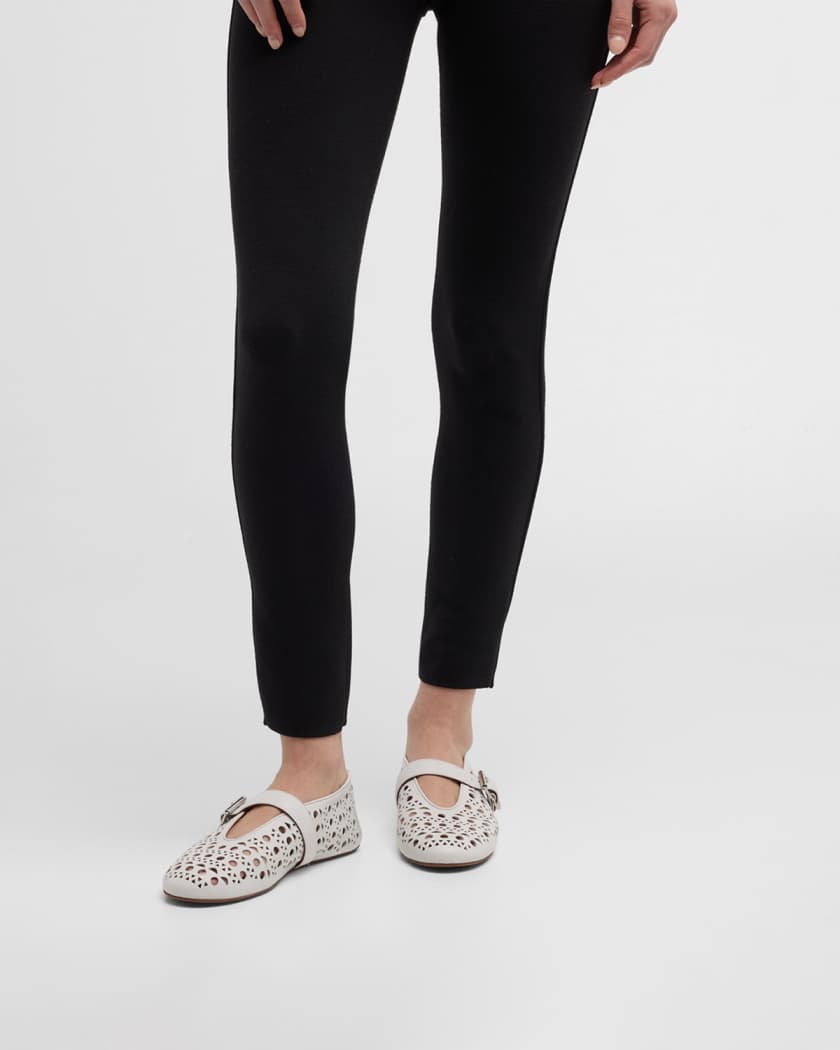 Vienne Cutout Mary Jane Ballerina Flats