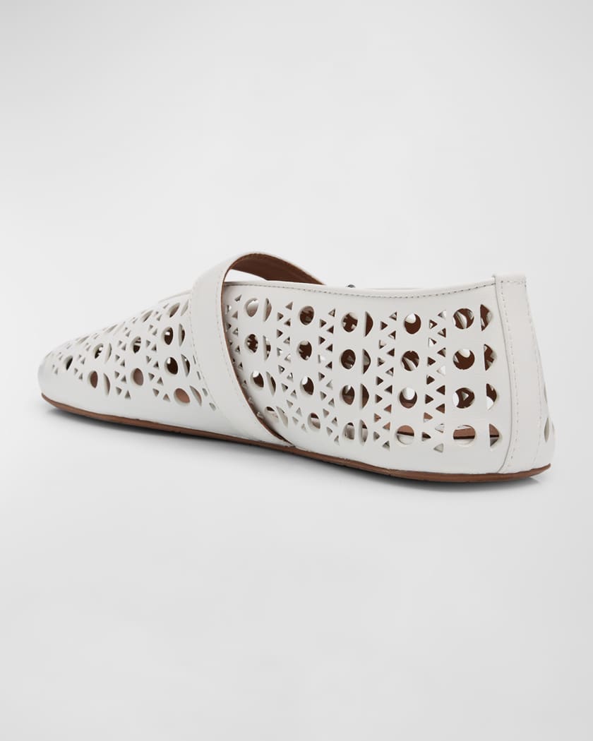 Vienne Cutout Mary Jane Ballerina Flats