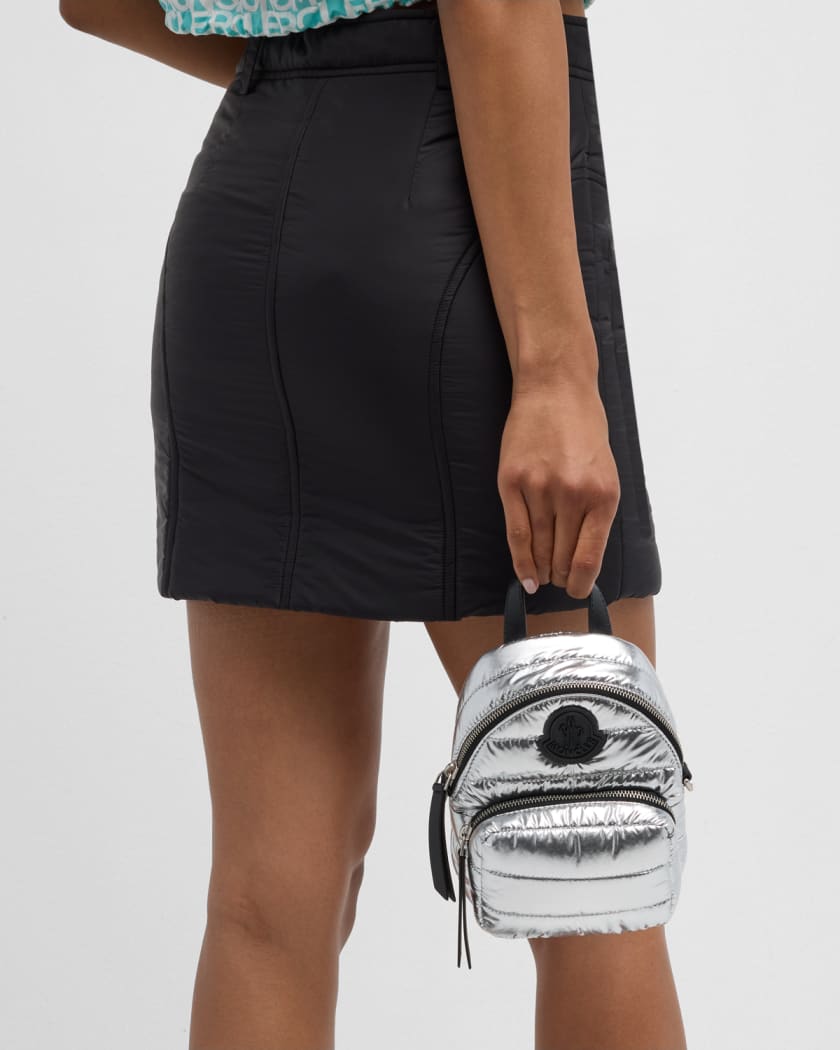 Moncler Mini Dauphine Nylon Backpack In Bianco