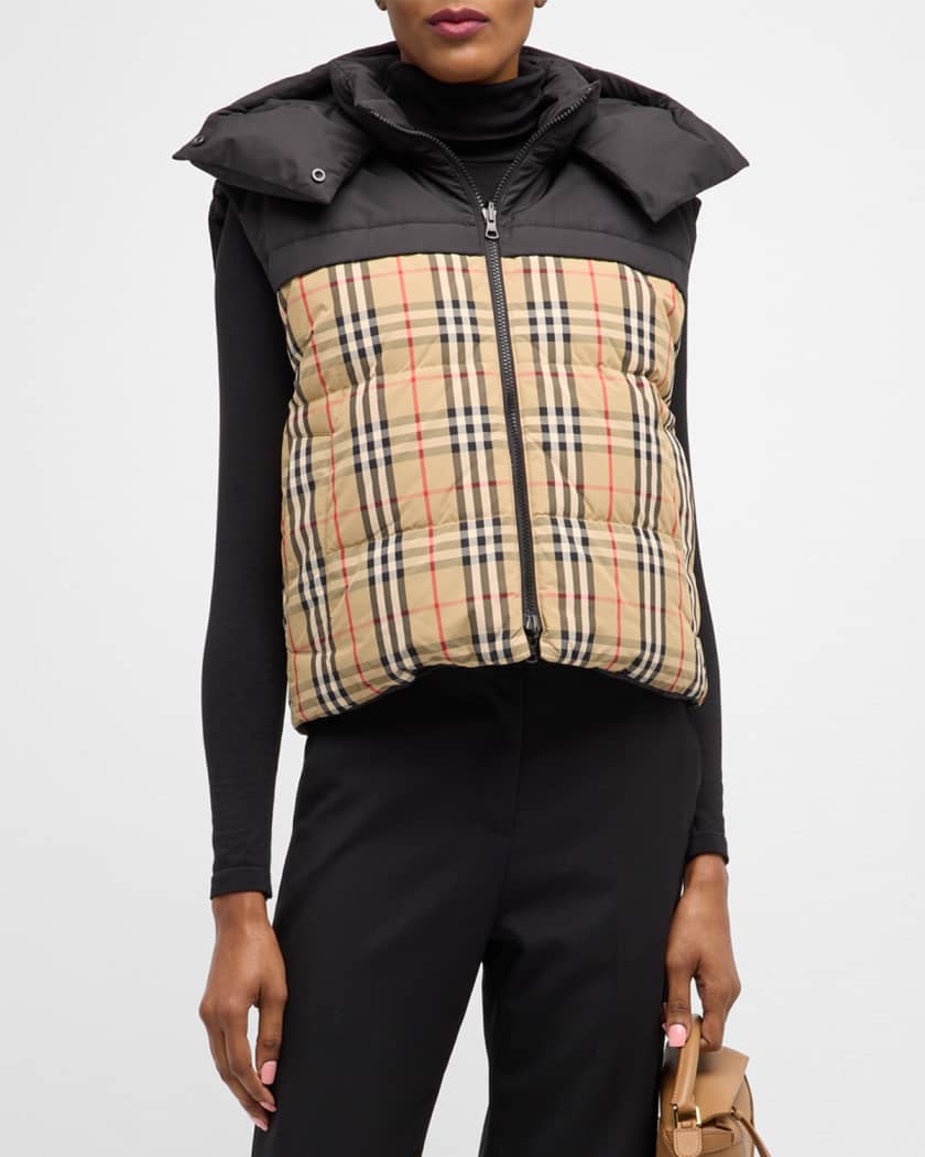 Burberry vest with hood on sale