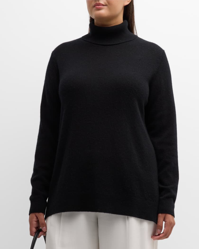 Plus Size Cashmere Turtleneck