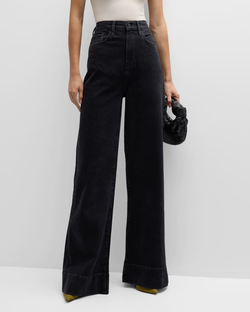 Ms. Onassis High Rise Wide-Leg Jeans