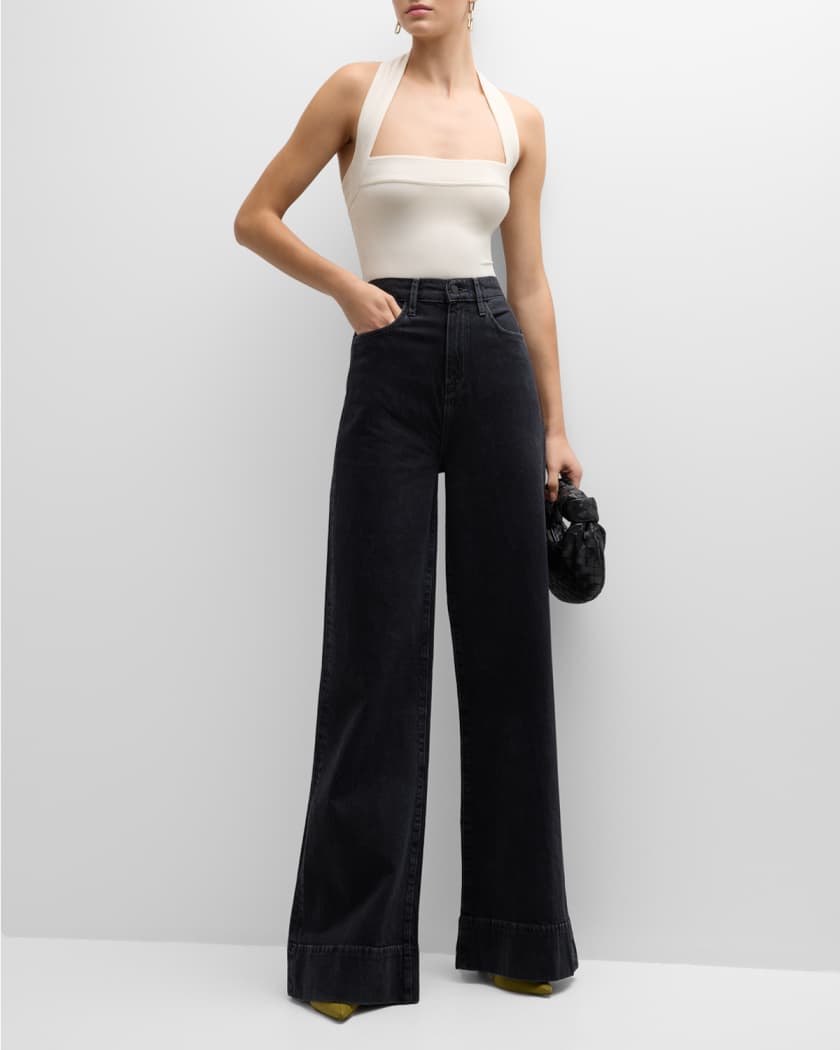 Ms. Onassis High Rise Wide-Leg Jeans