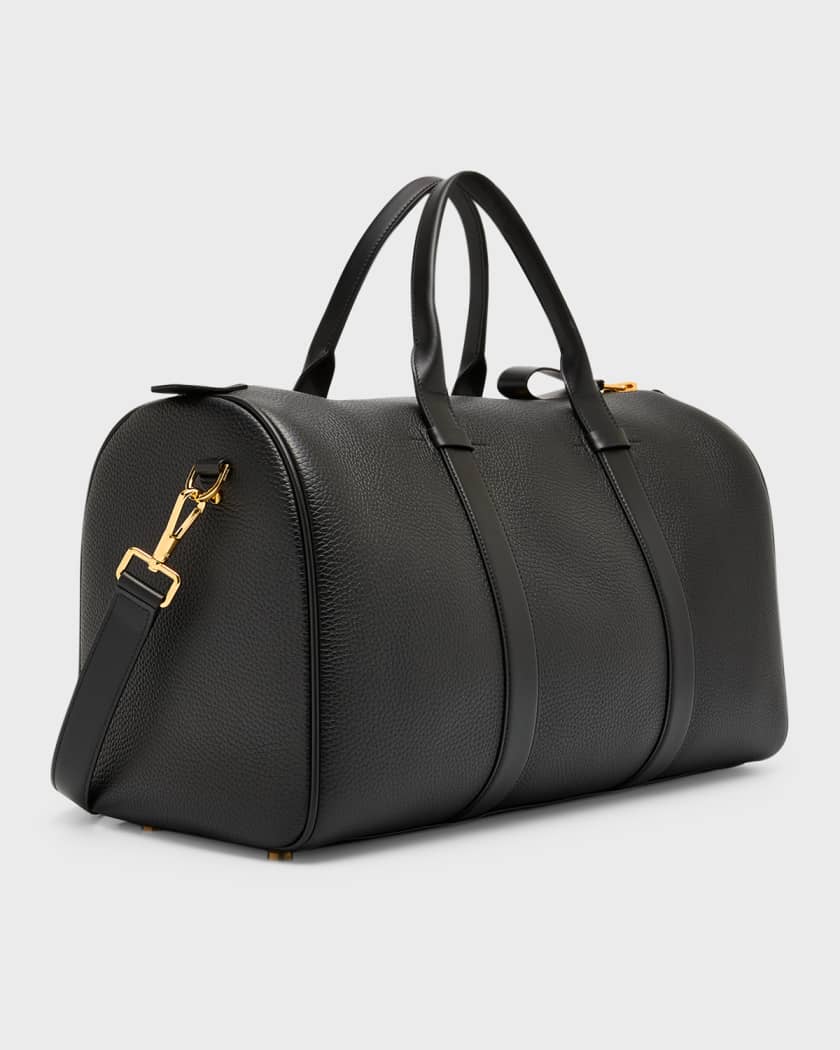 TOM FORD Men s Buckley Large Leather Duffel Bag Neiman Marcus