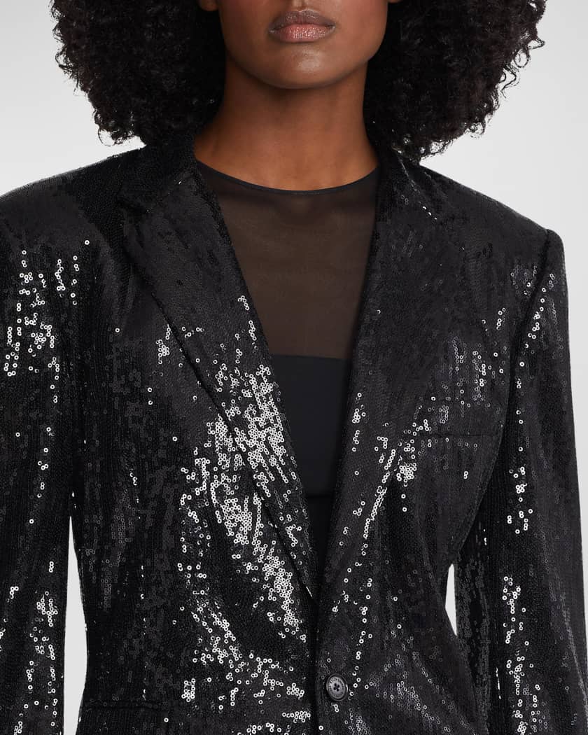 Ralph lauren sequin blazer on sale