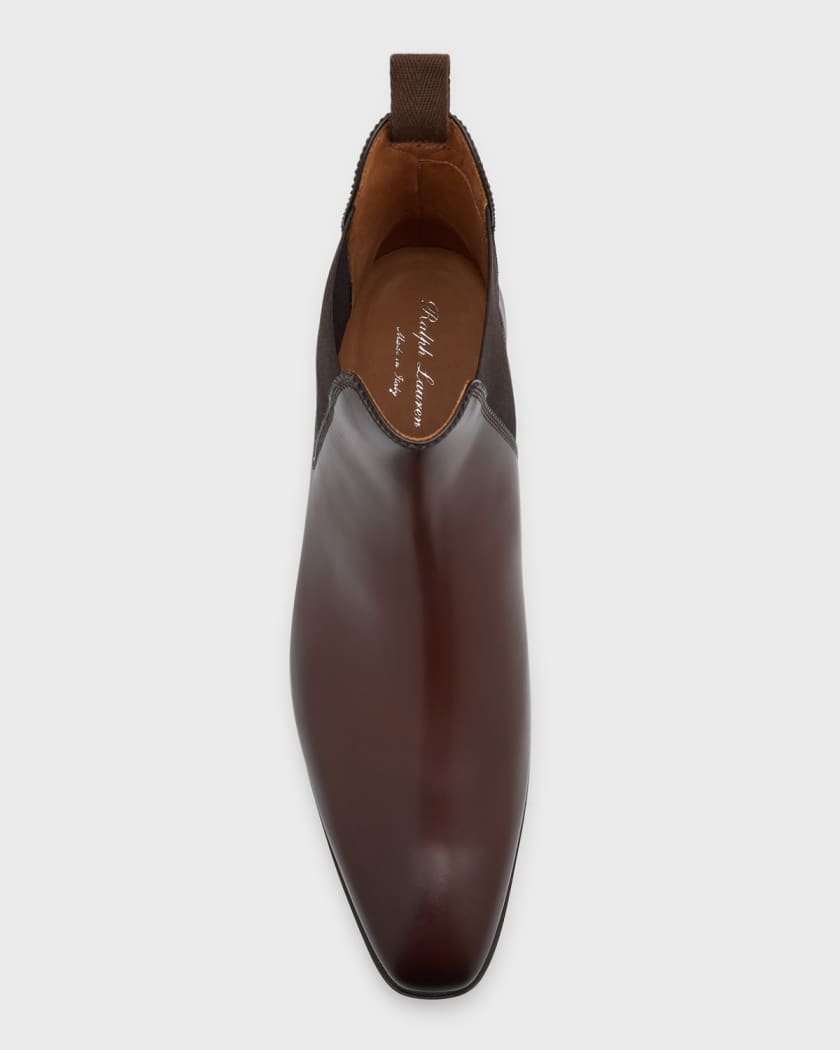 Ralph Purple Label Men's Penfield Calf Leather Chelsea Boots | Neiman Marcus