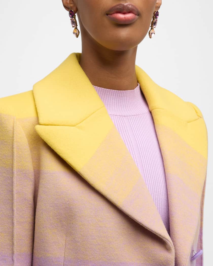 Oscar de la online renta wool coat