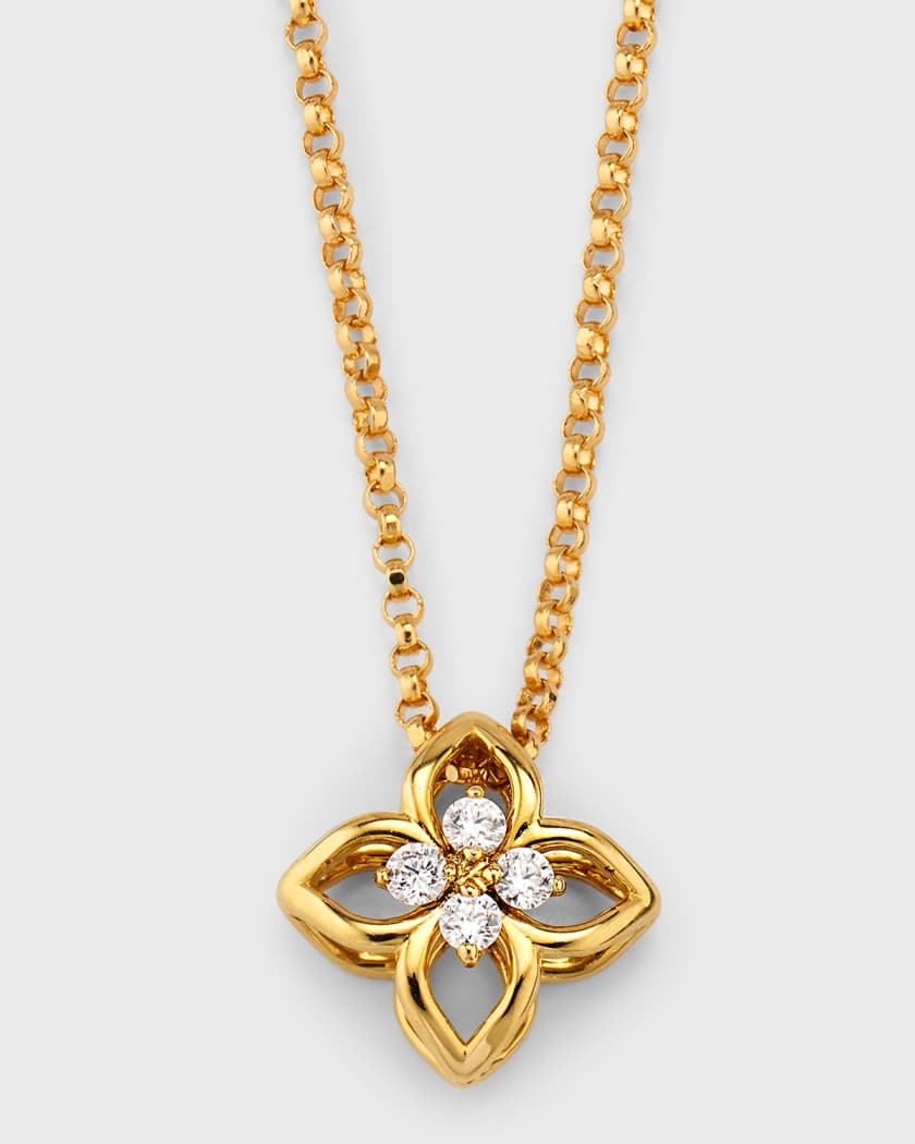 Roberto Coin 18K Petite Venetian Princess Pendant Necklace