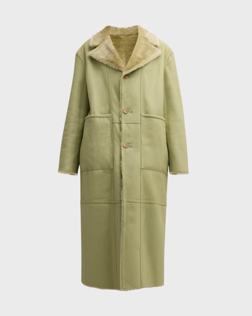 Anne vest shearling coat sales