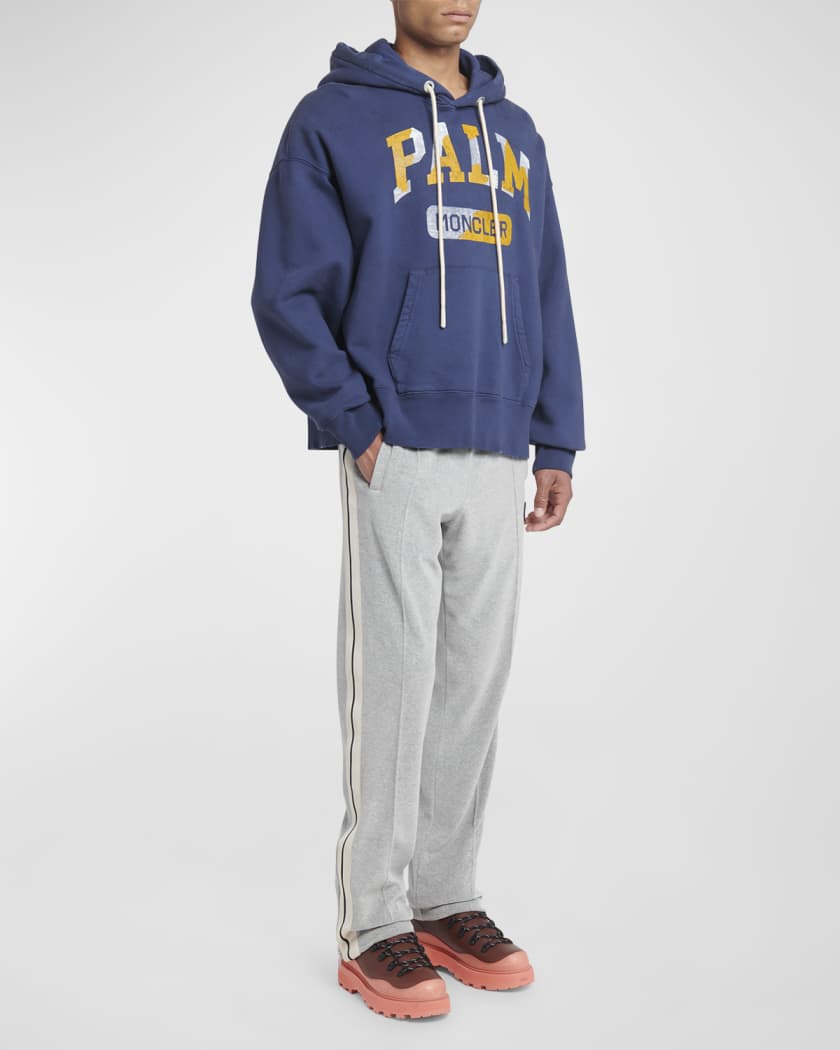 Moncler Genius Moncler x Palm Angels Men s Relaxed Logo Hoodie Neiman Marcus