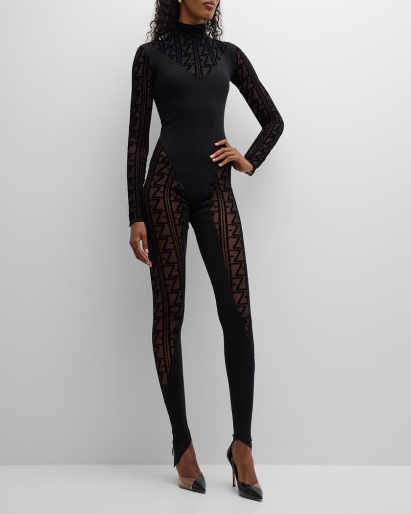 Eileen fisher mock neck jumpsuit hot sale