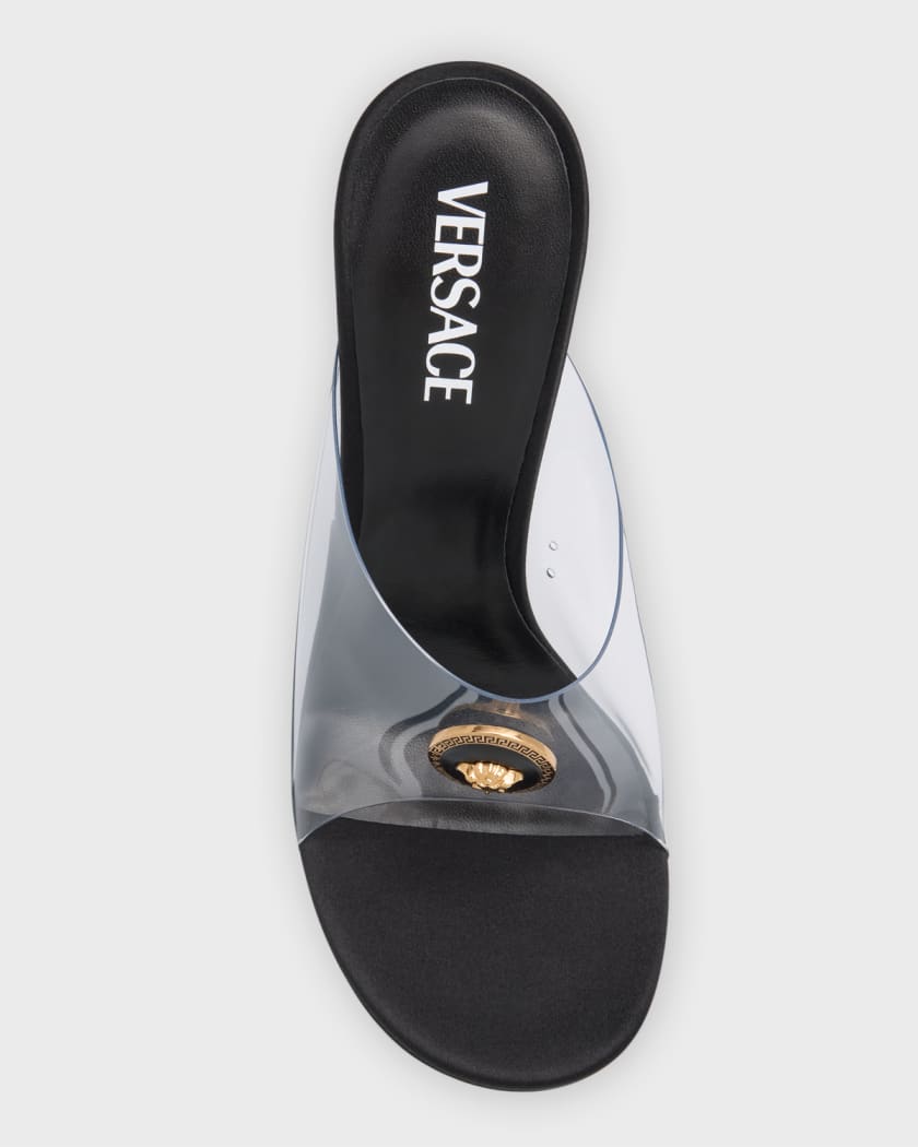 Versace clear slides deals