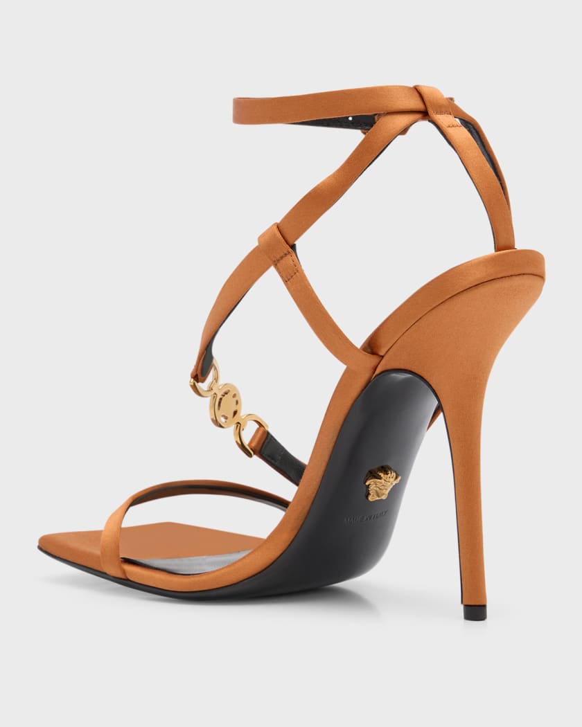 Versace signature ankle strap sandals shop