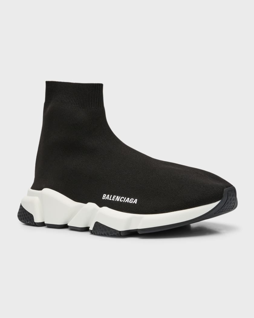 Men s Speed Mid Top Trainer Sock Sneakers