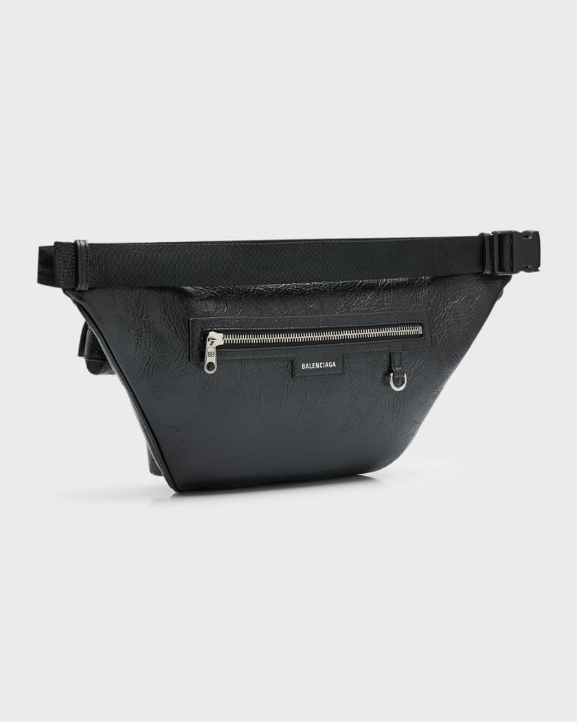 Balenciaga waist best sale bag leather