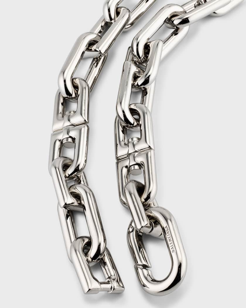 Balenciaga Chain Thin Silvertone | Neiman Marcus
