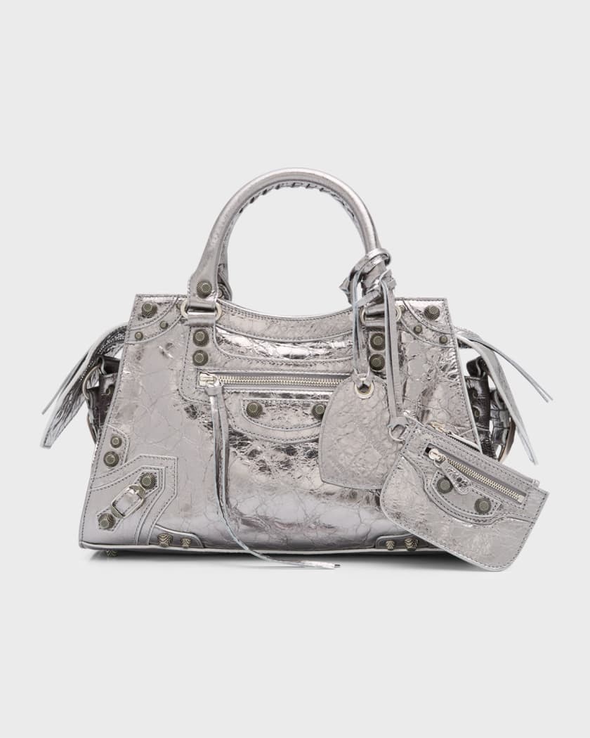 Balenciaga classic silver small city clearance