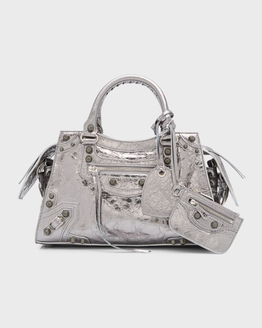 Balenciaga City Mini metallic edge