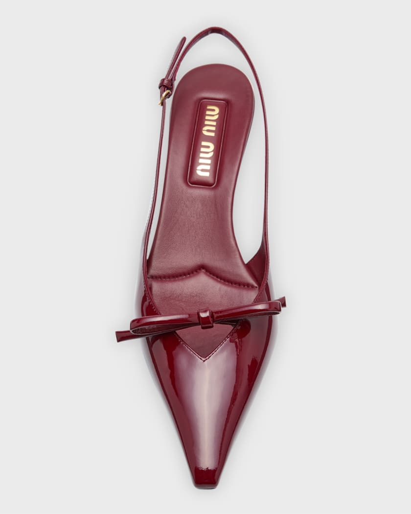Red patent kitten heels new arrivals