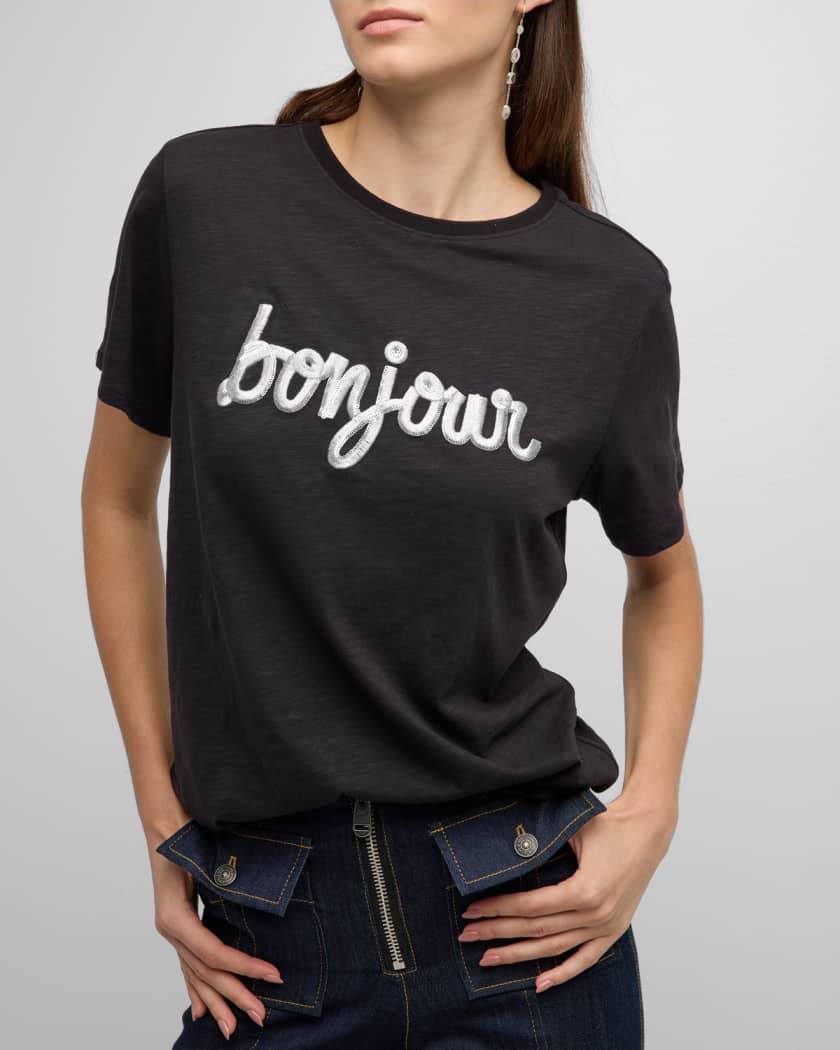 T sale shirt bonjour