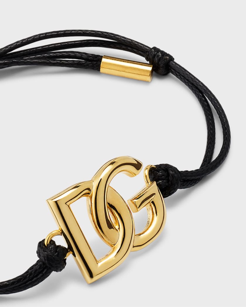 Logo Charm Bolo Bracelet 