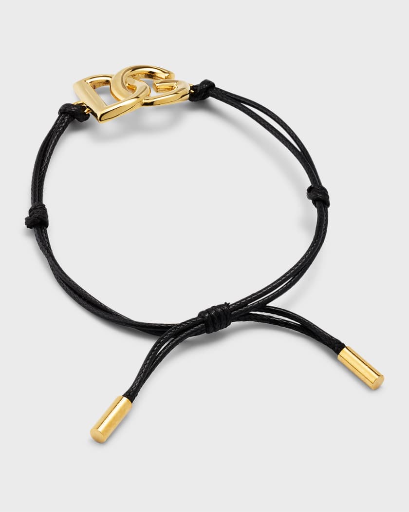 Logo Charm Bolo Bracelet 