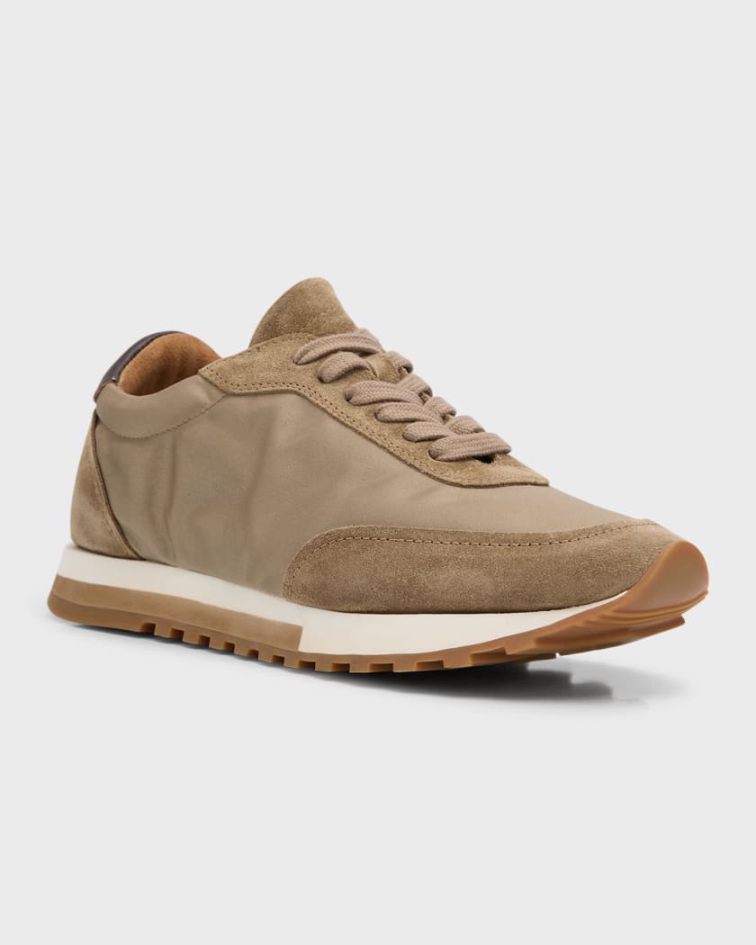 Owen Nylon Suede Runner Sneakers