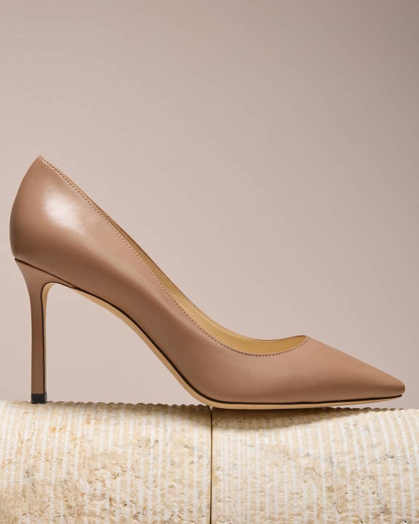 Jimmy Choo Romy Leather Stiletto Pumps | Neiman Marcus