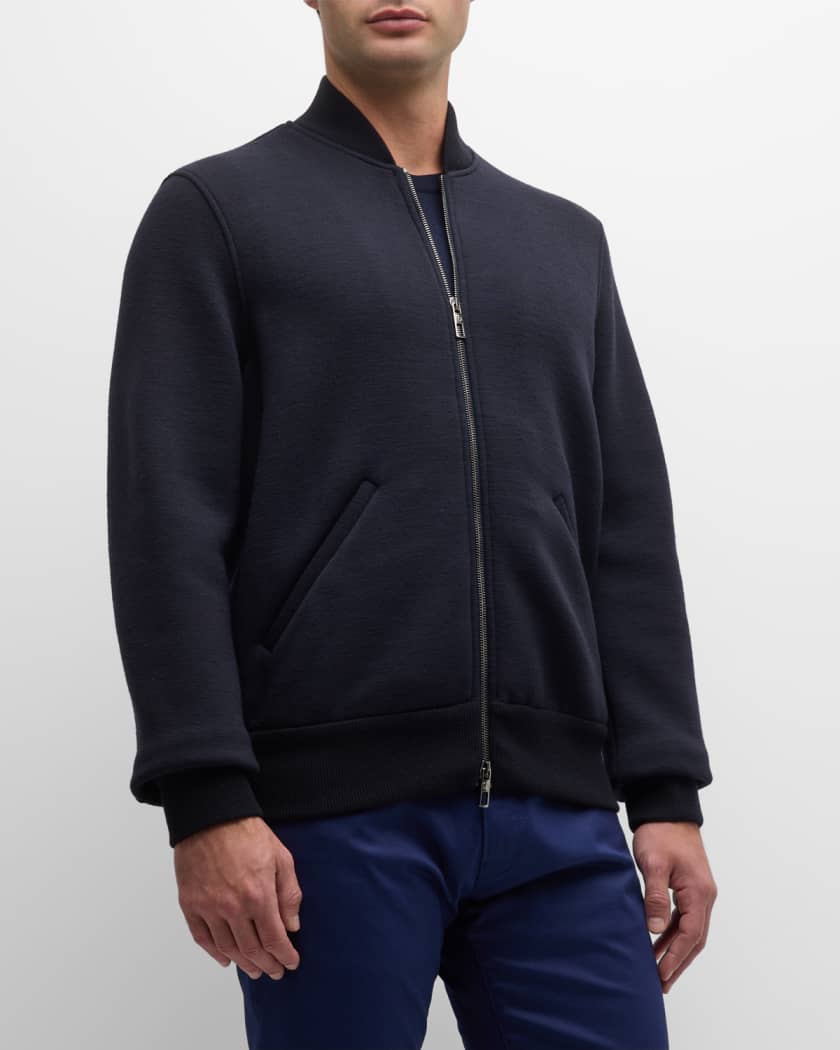 Jersey bomber jacket mens outlet