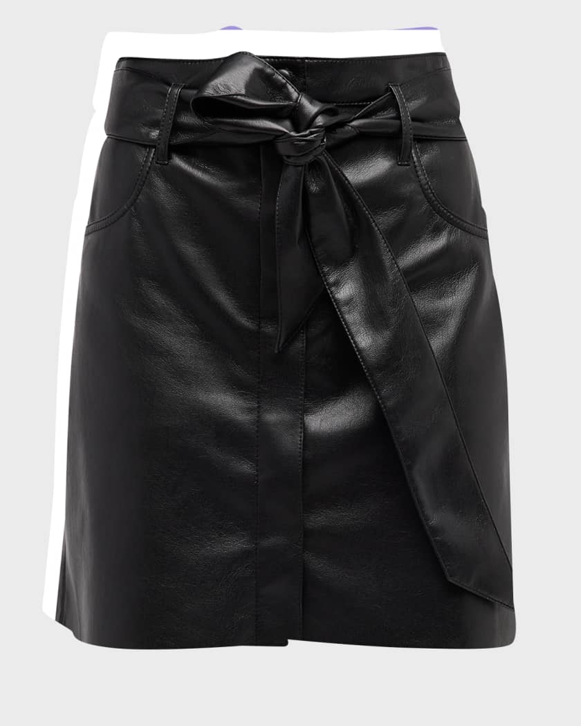 Truman Faux Leather Mini Skirt