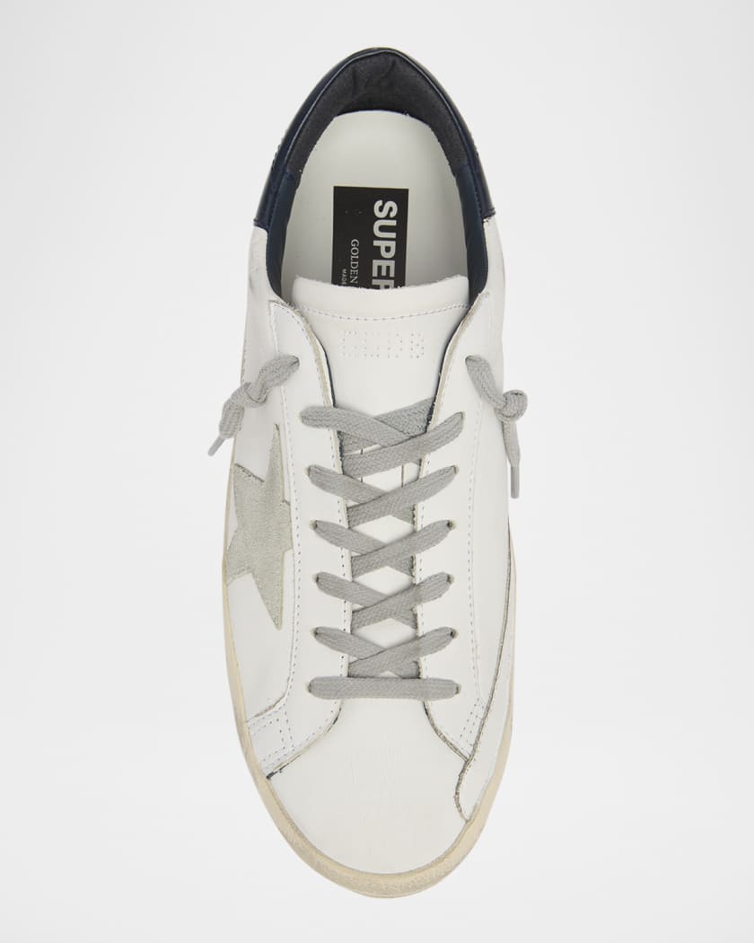 Men's Super-Star Leather Low-Top Sneakers