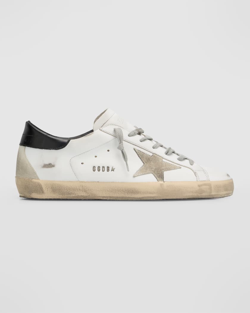 Super-Star With A Black Swarovski Crystal Star And Heel Tab | Black Golden  Goose Superstar