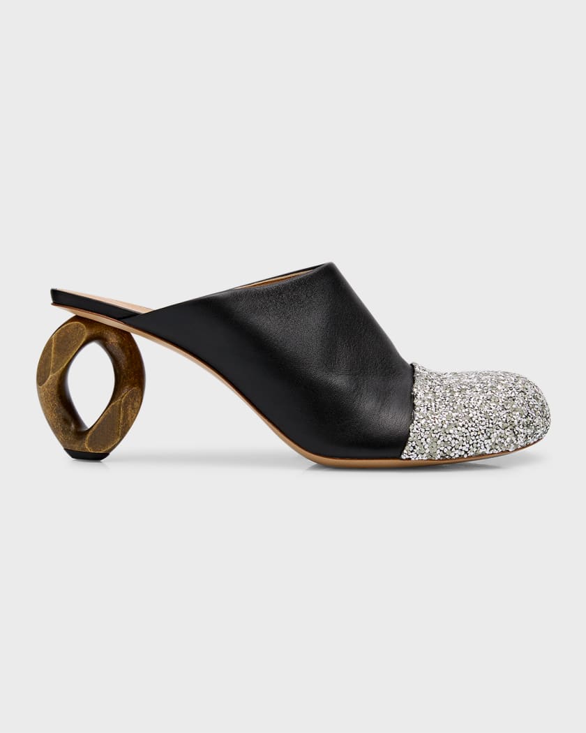 Jw anderson chunky top napa chain slide mules