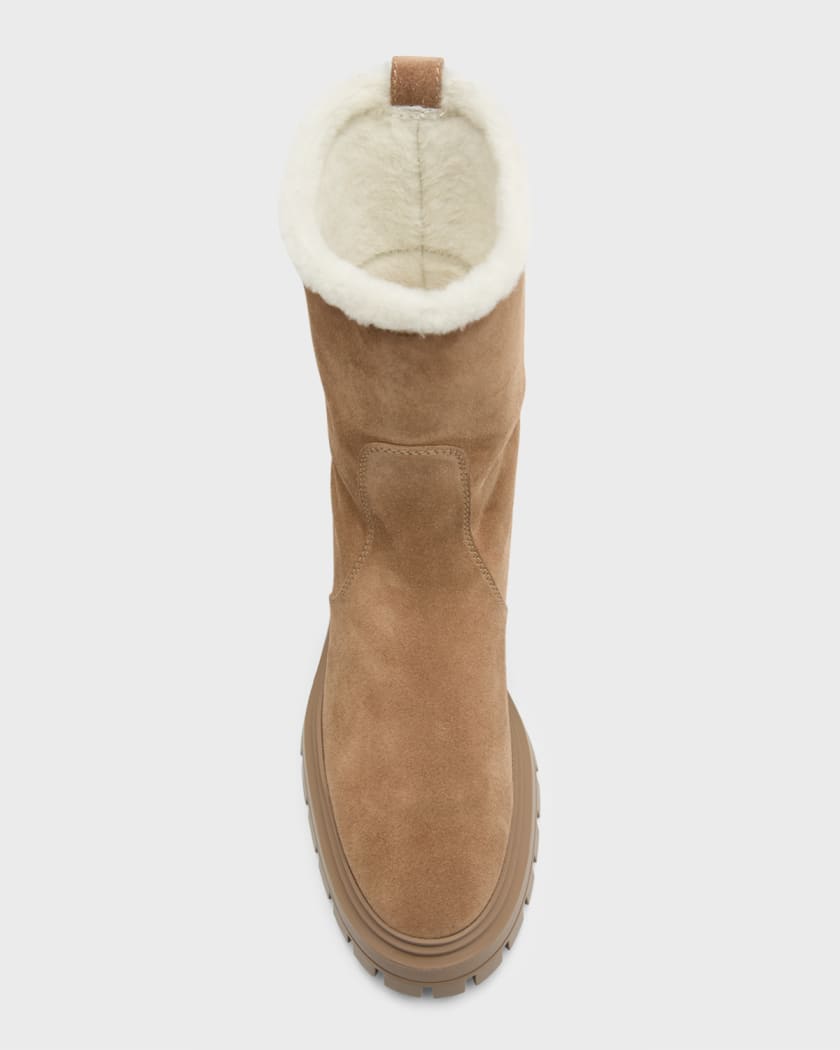 Stuart weitzman snug suede kitten heel booties 2025