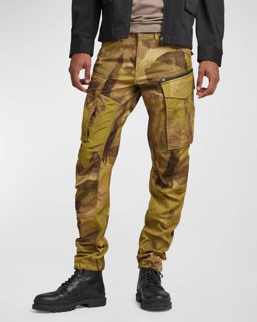 Men Slant Pocket Cargo Pants