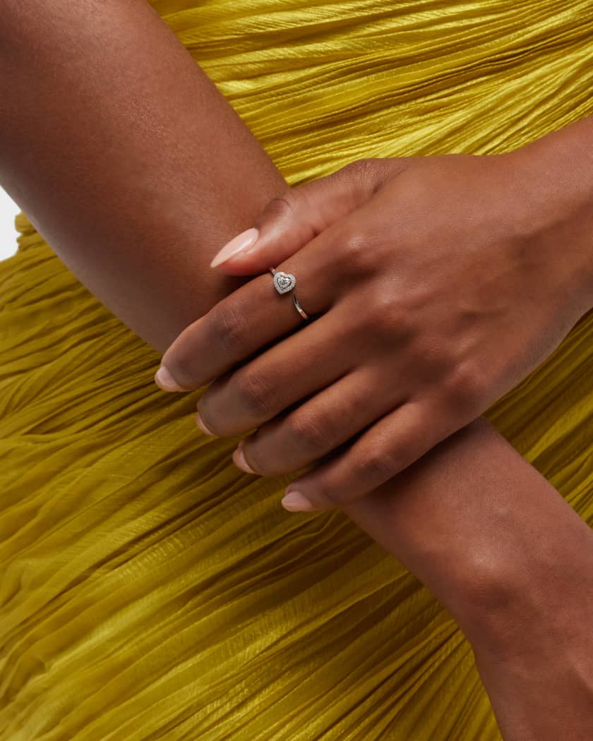 Joy Coeur Diamond Ring in white gold